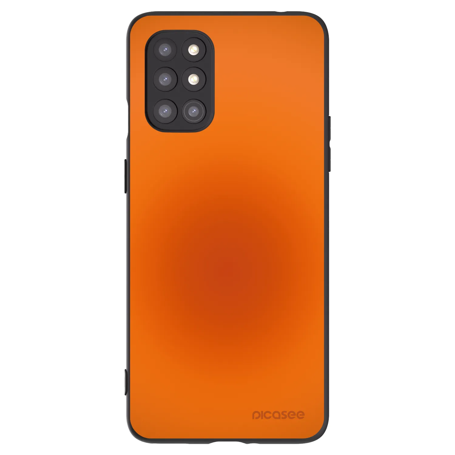 Picasee crna silikonska maskica za OnePlus 8T - Heat Core