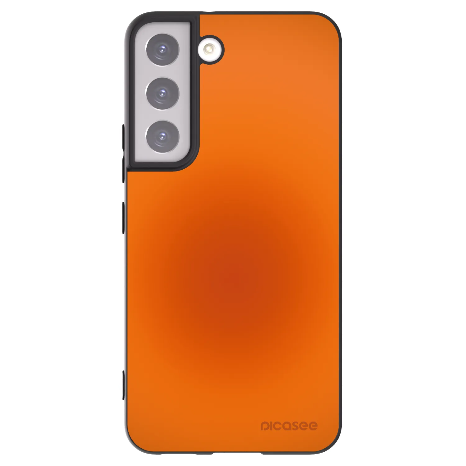 Picasee crna silikonska maskica za Samsung Galaxy S22 5G - Heat Core