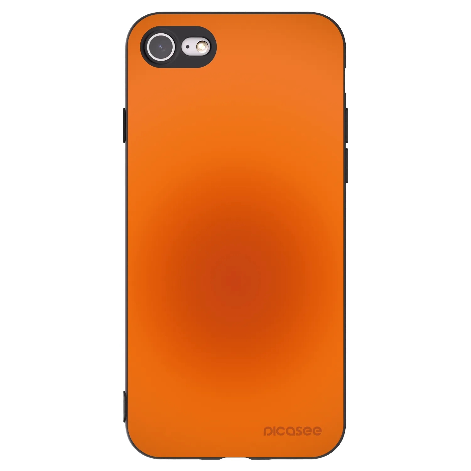 Picasee crna silikonska maskica za Apple iPhone SE 2022 - Heat Core