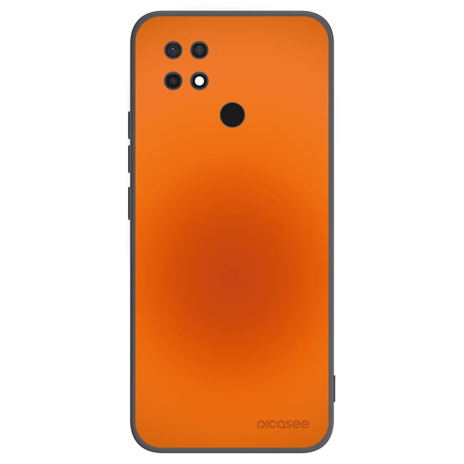 Picasee crna silikonska maskica za Xiaomi Redmi 10C - Heat Core