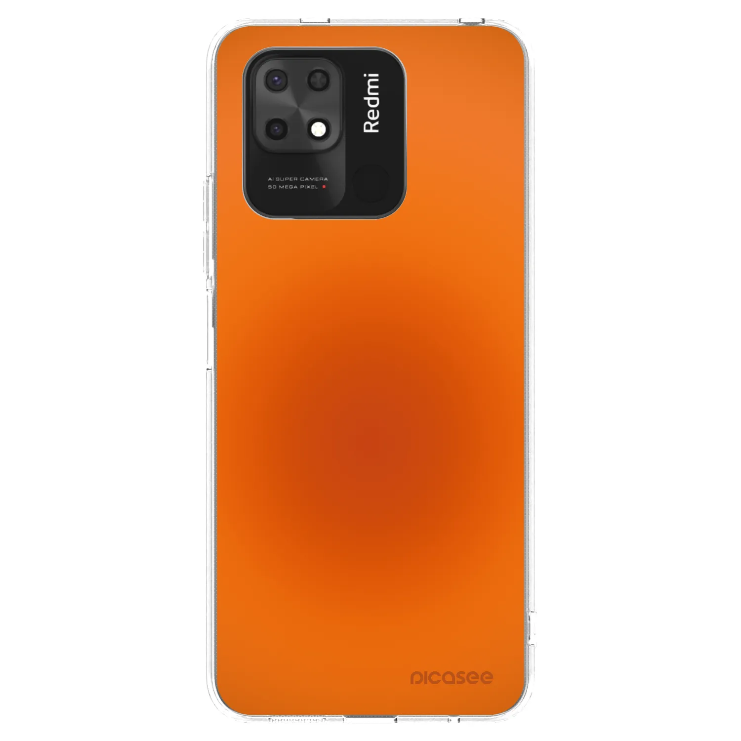 Picasee silikonska prozirna maskica za Xiaomi Redmi 10C - Heat Core