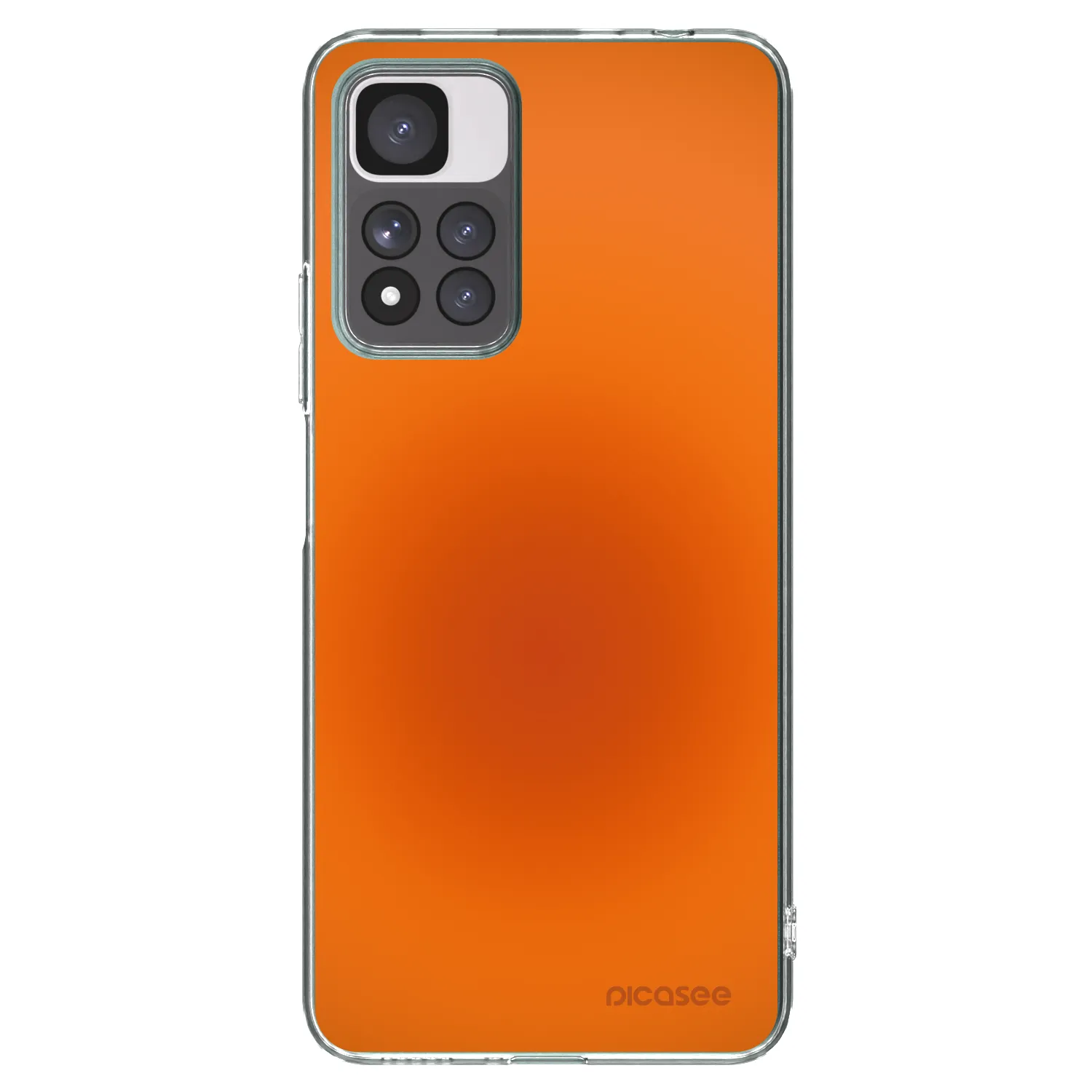 Picasee silikonska prozirna maskica za Xiaomi Redmi Note 11 Pro+ 5G - Heat Core