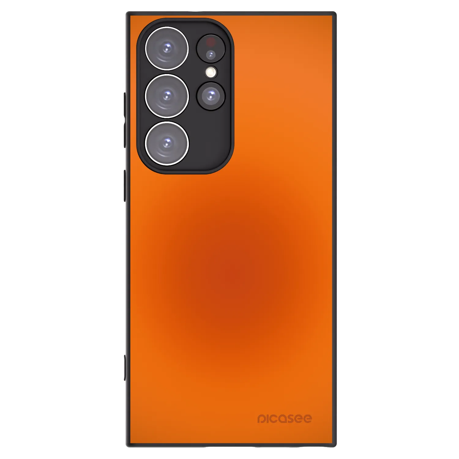 Picasee crna silikonska maskica za Samsung Galaxy S23 Ultra 5G - Heat Core