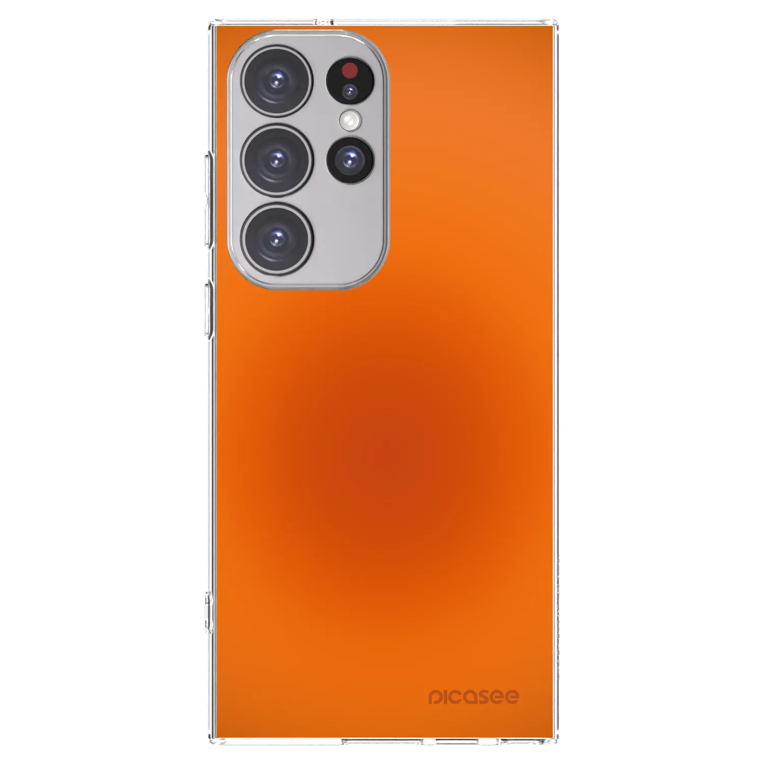 Picasee silikonska prozirna maskica za Samsung Galaxy S23 Ultra 5G - Heat Core