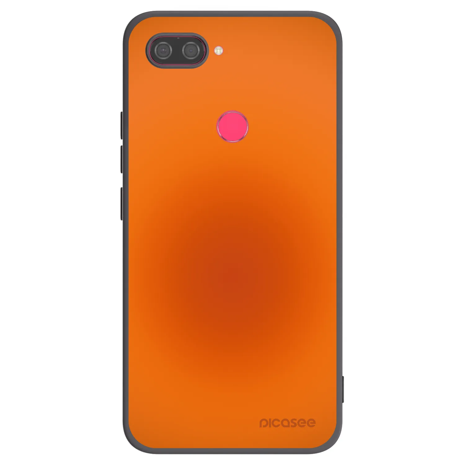 Picasee crna silikonska maskica za Xiaomi Mi 8 Lite - Heat Core