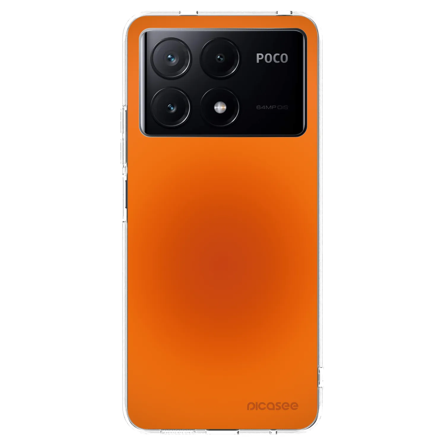 Picasee silikonska prozirna maskica za Xiaomi Poco X6 Pro - Heat Core