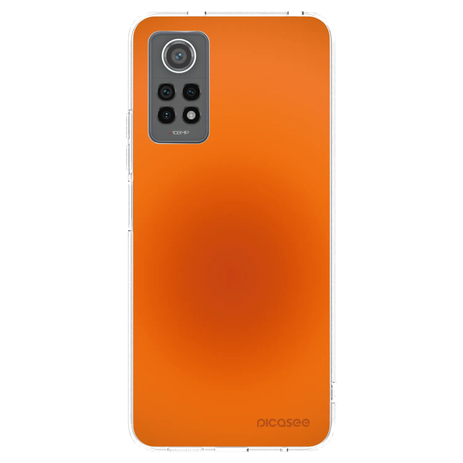 Picasee silikonska prozirna maskica za Xiaomi Redmi Note 12 Pro 4G - Heat Core
