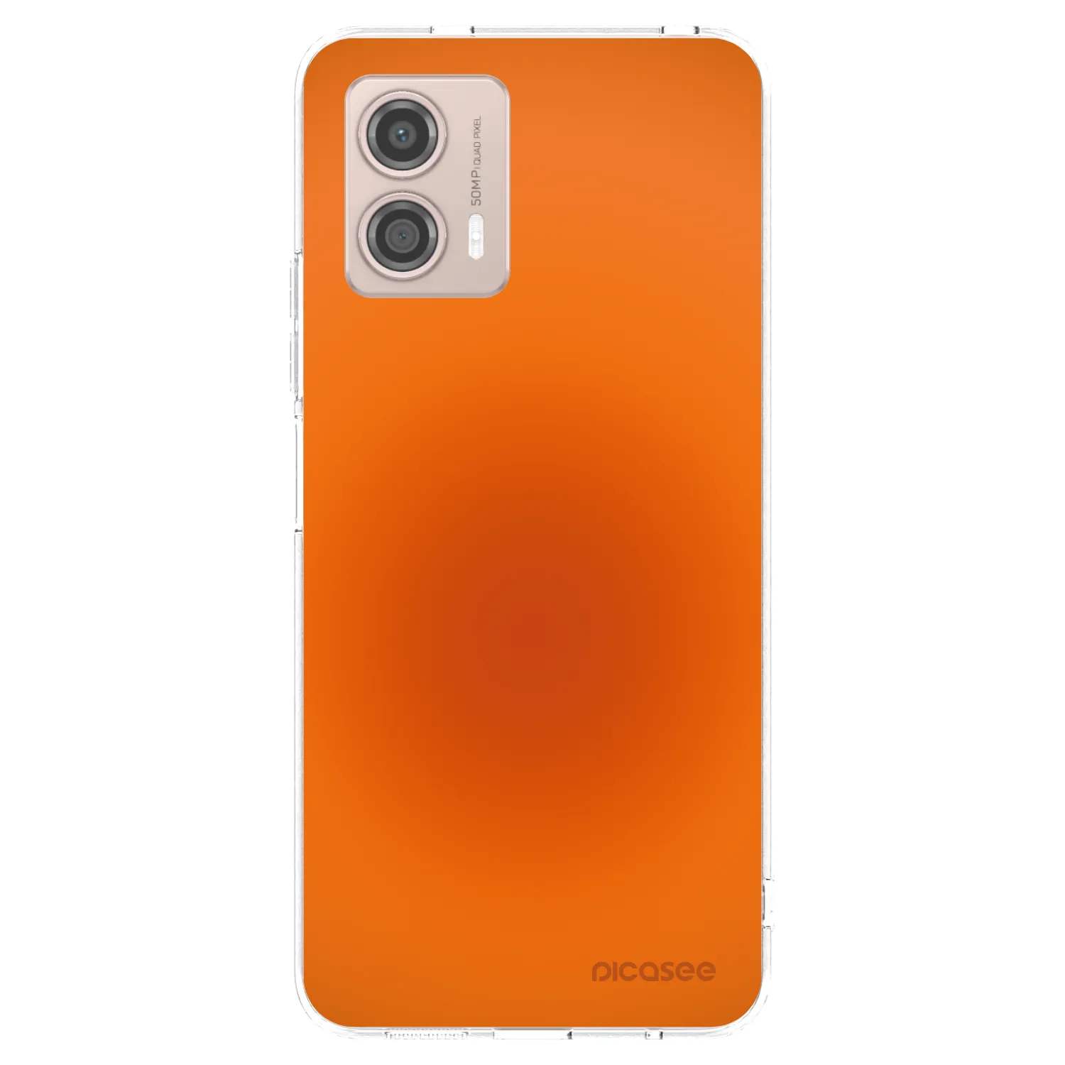 Picasee silikonska prozirna maskica za Motorola Moto G53 5G - Heat Core