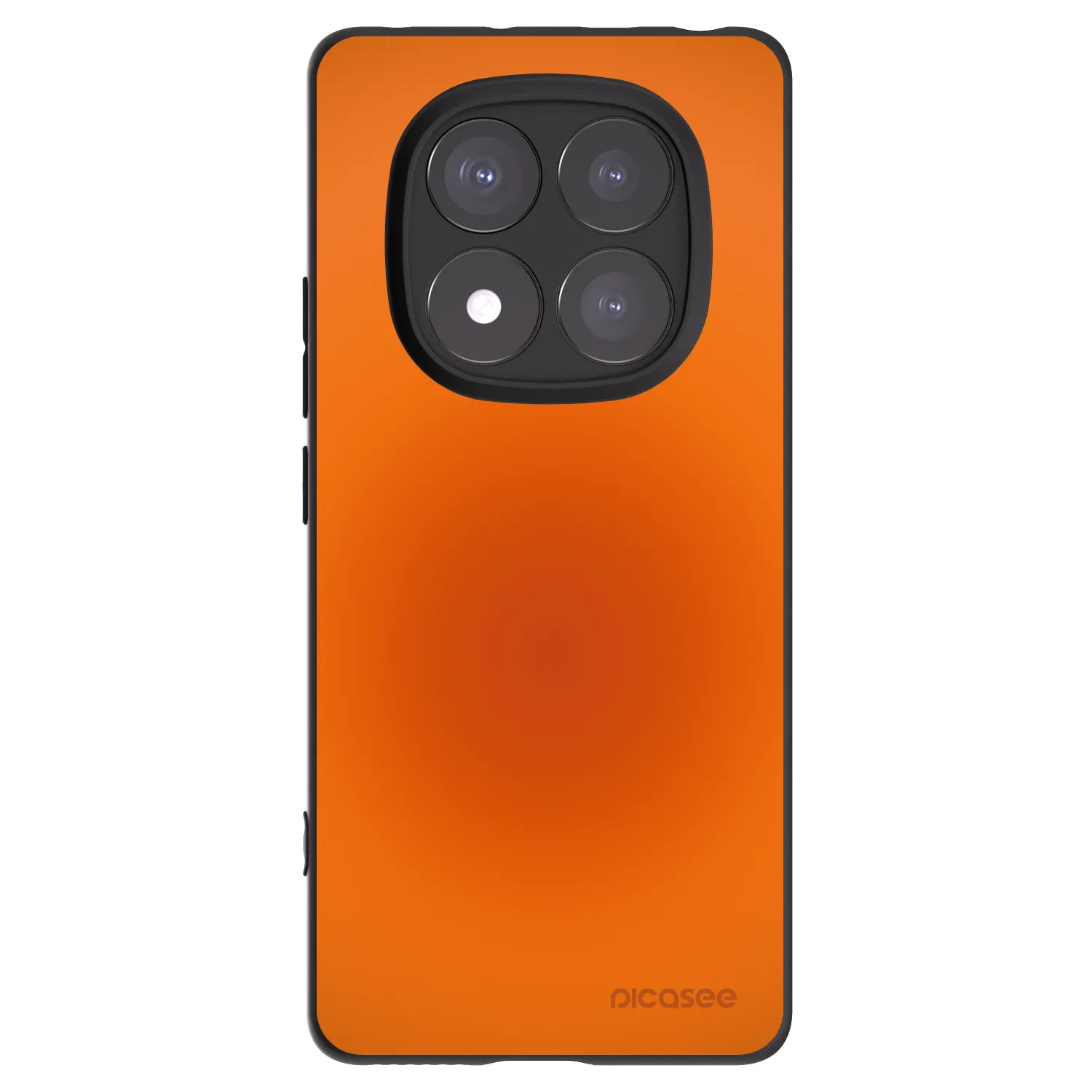 Picasee crna silikonska maskica za Xiaomi Redmi Note 14 Pro 5G - Heat Core