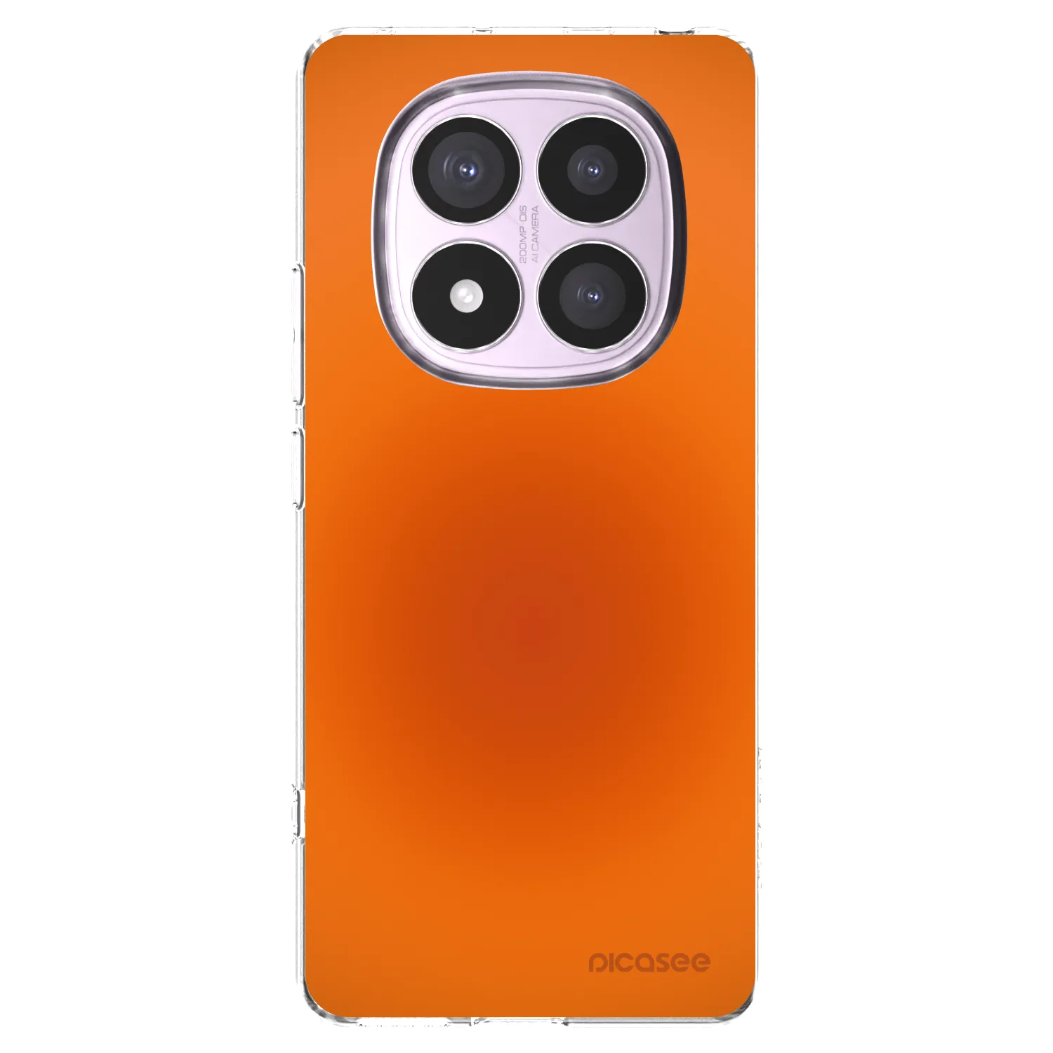 Picasee silikonska prozirna maskica za Xiaomi Redmi Note 14 Pro 5G - Heat Core