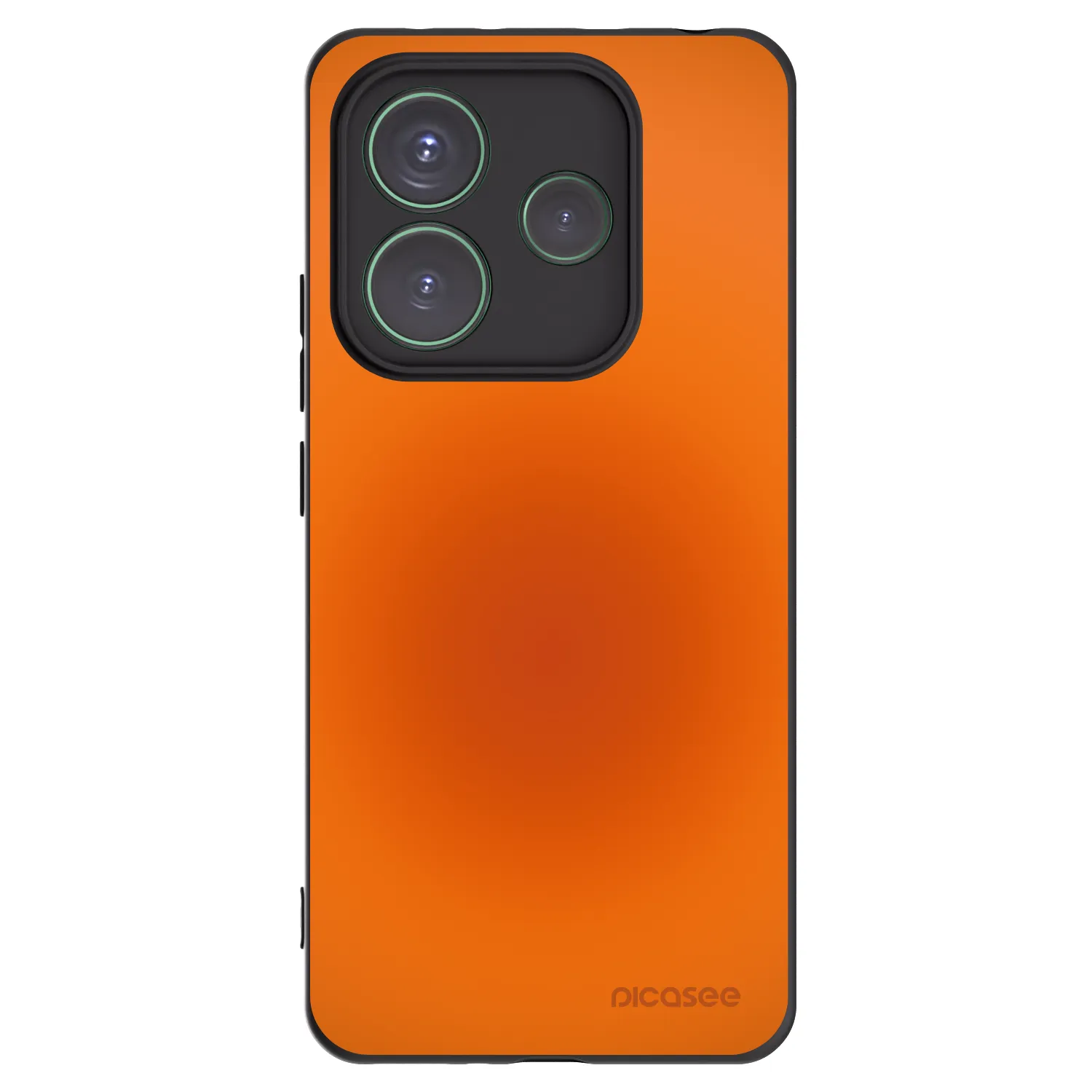 Picasee crna silikonska maskica za Xiaomi Redmi Note 14 5G - Heat Core