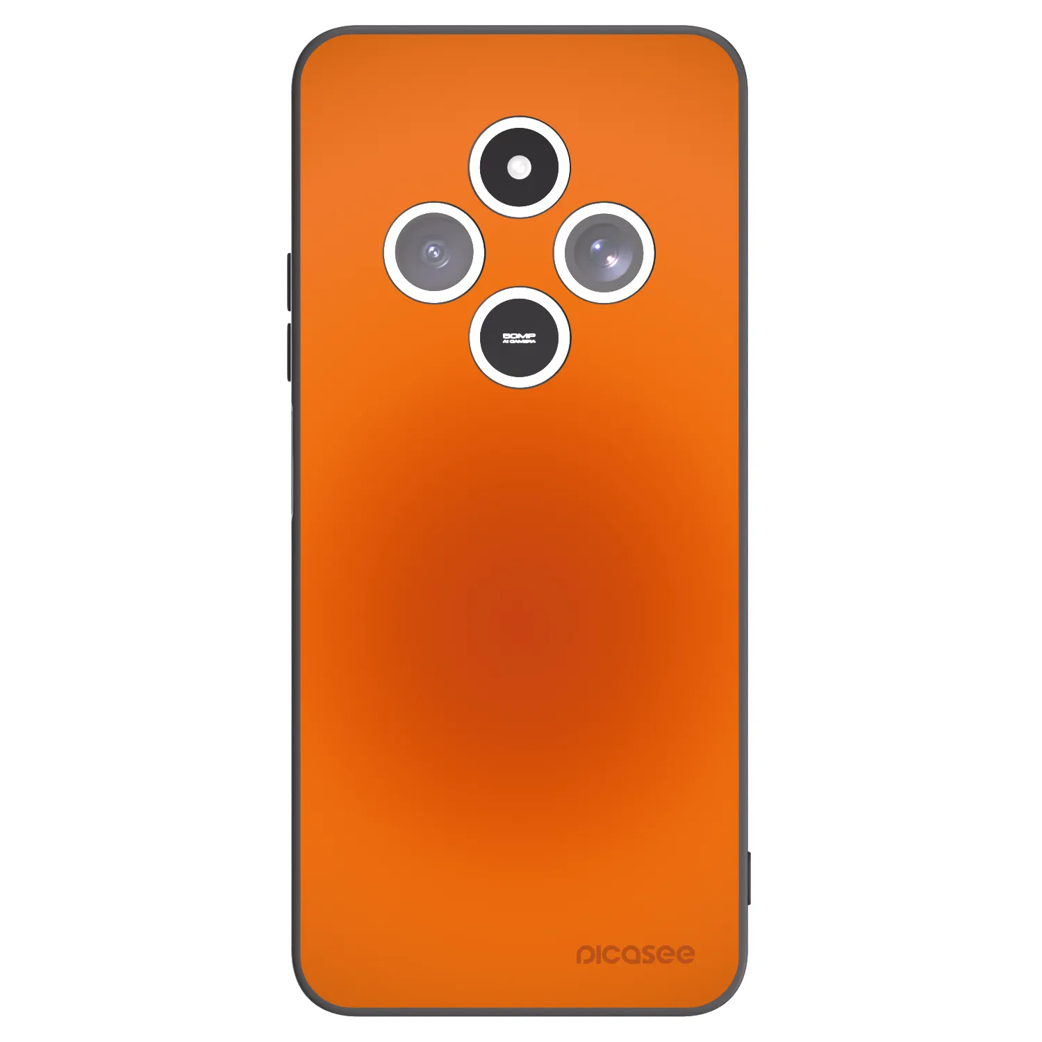 Picasee crna silikonska maskica za Xiaomi Redmi 14C - Heat Core