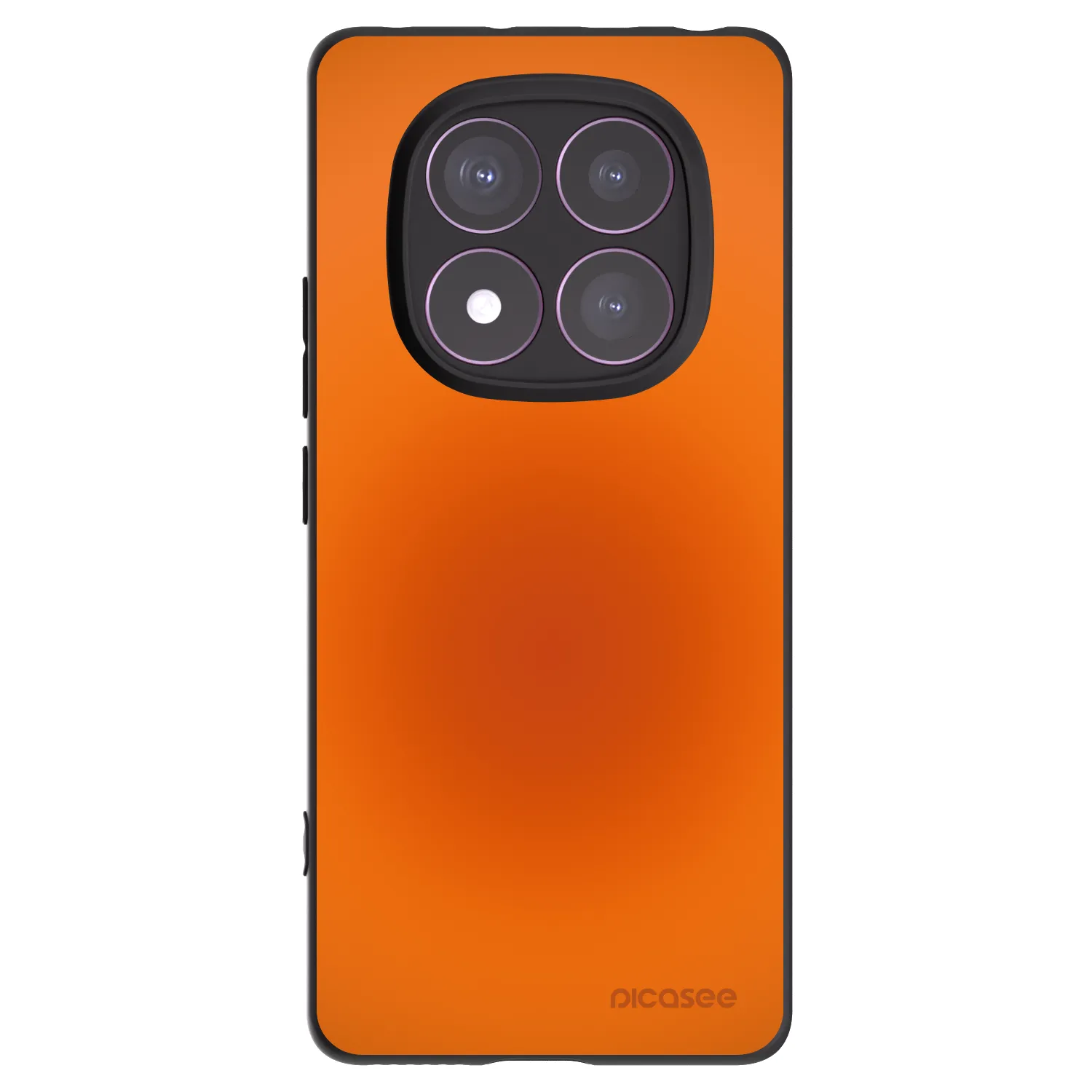 Picasee crna silikonska maskica za Xiaomi Redmi Note 14 Pro 4G - Heat Core