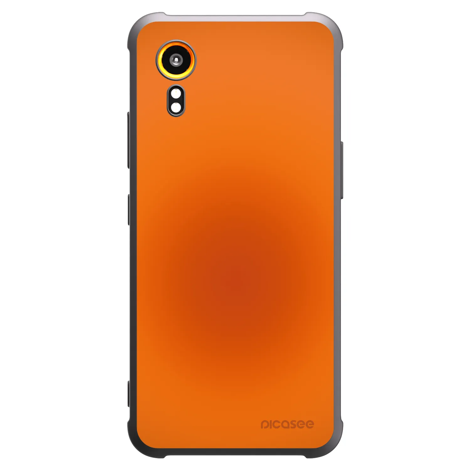 Picasee crna silikonska maskica za Samsung Galaxy Xcover 7 - Heat Core