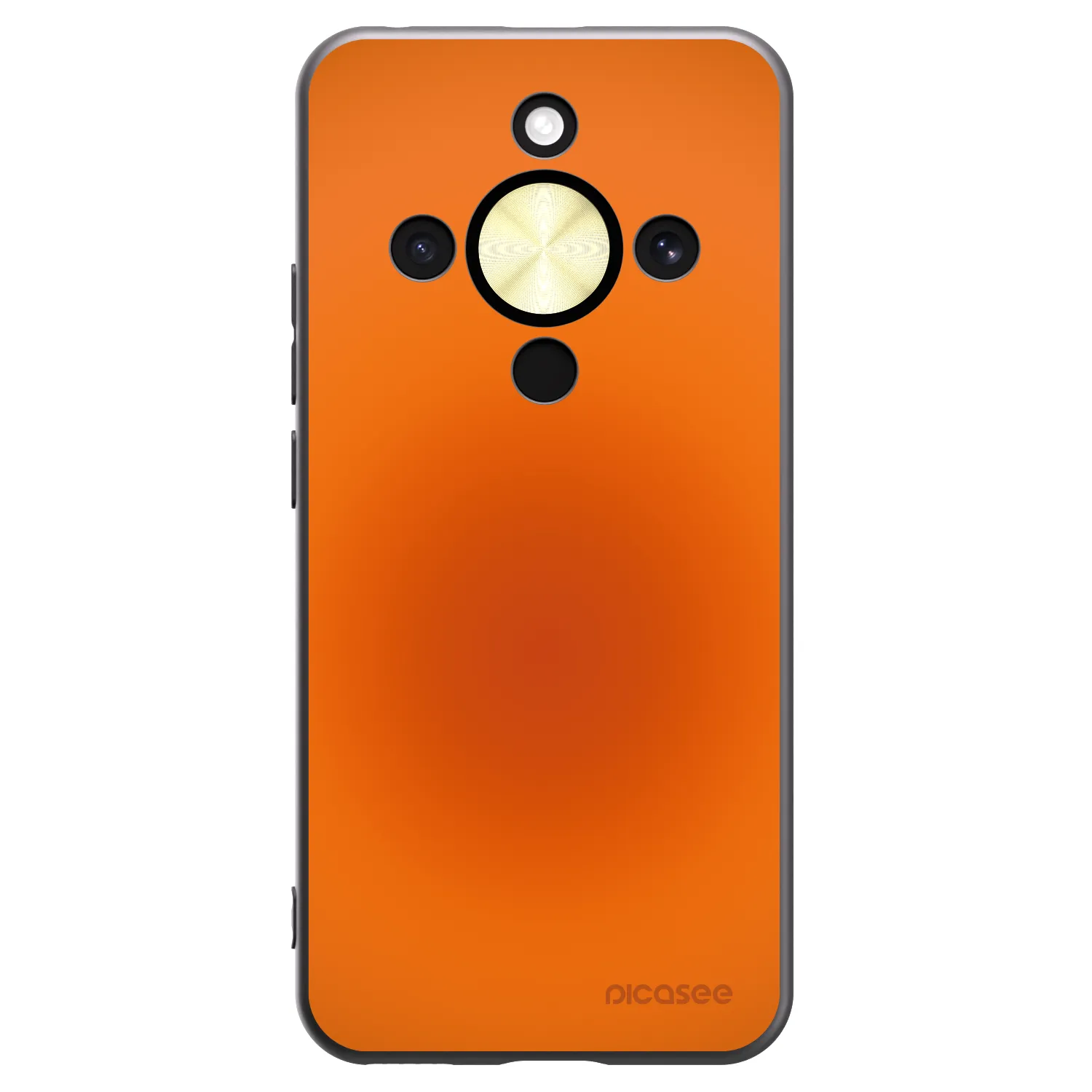 Picasee crna silikonska maskica za Honor Magic8 Lite 5G - Heat Core
