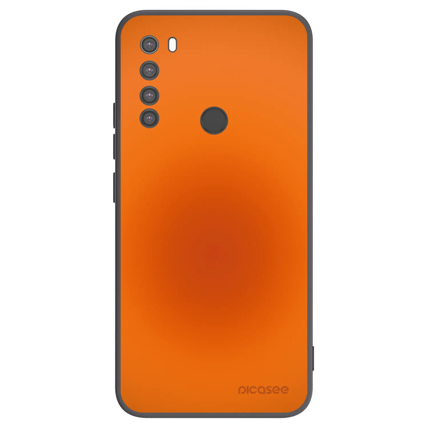 Picasee crna silikonska maskica za Xiaomi Redmi Note 8 - Heat Core