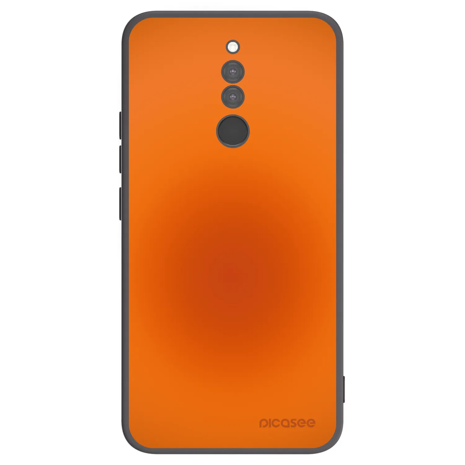 Picasee crna silikonska maskica za Xiaomi Redmi 8 - Heat Core