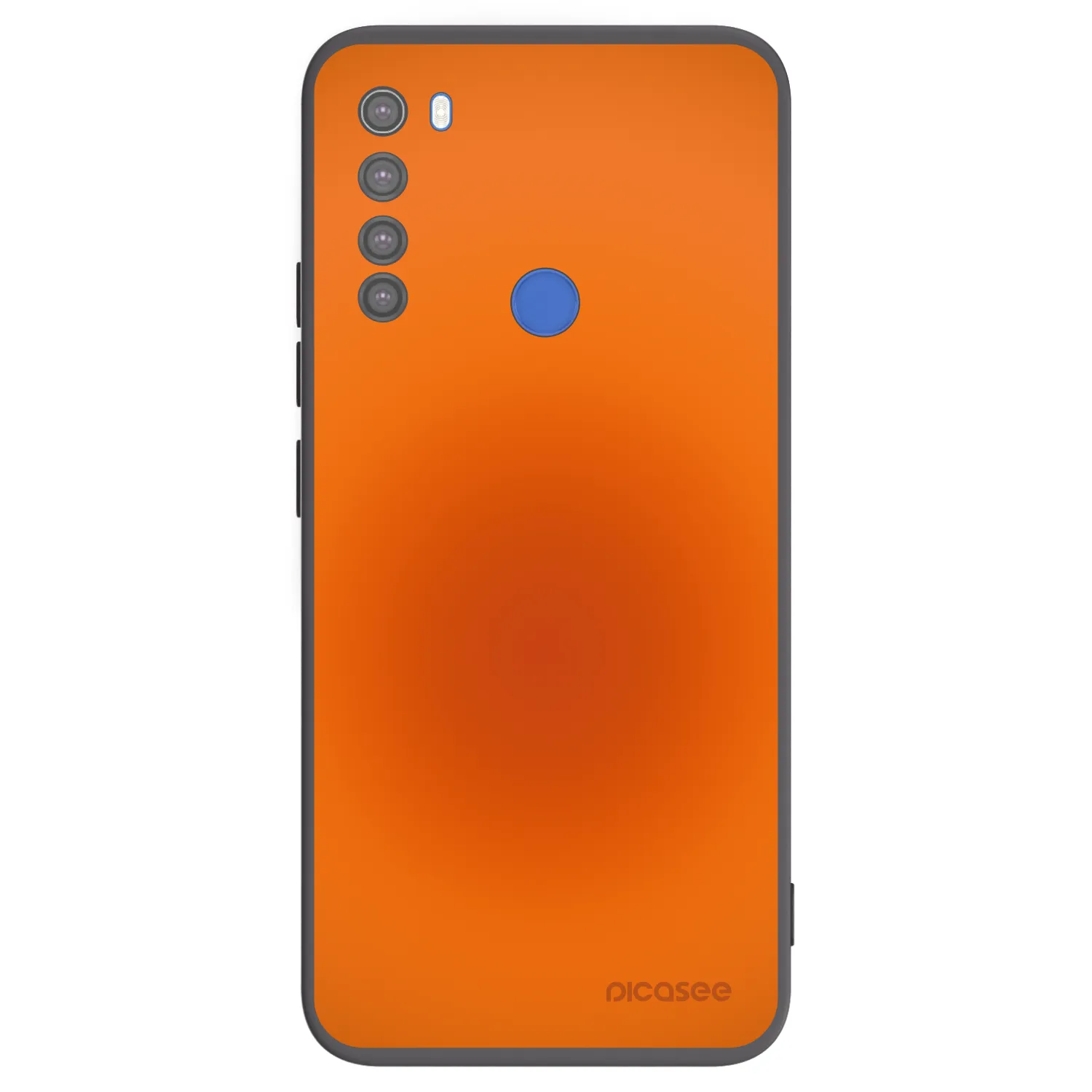 Picasee crna silikonska maskica za Xiaomi Redmi Note 8T - Heat Core