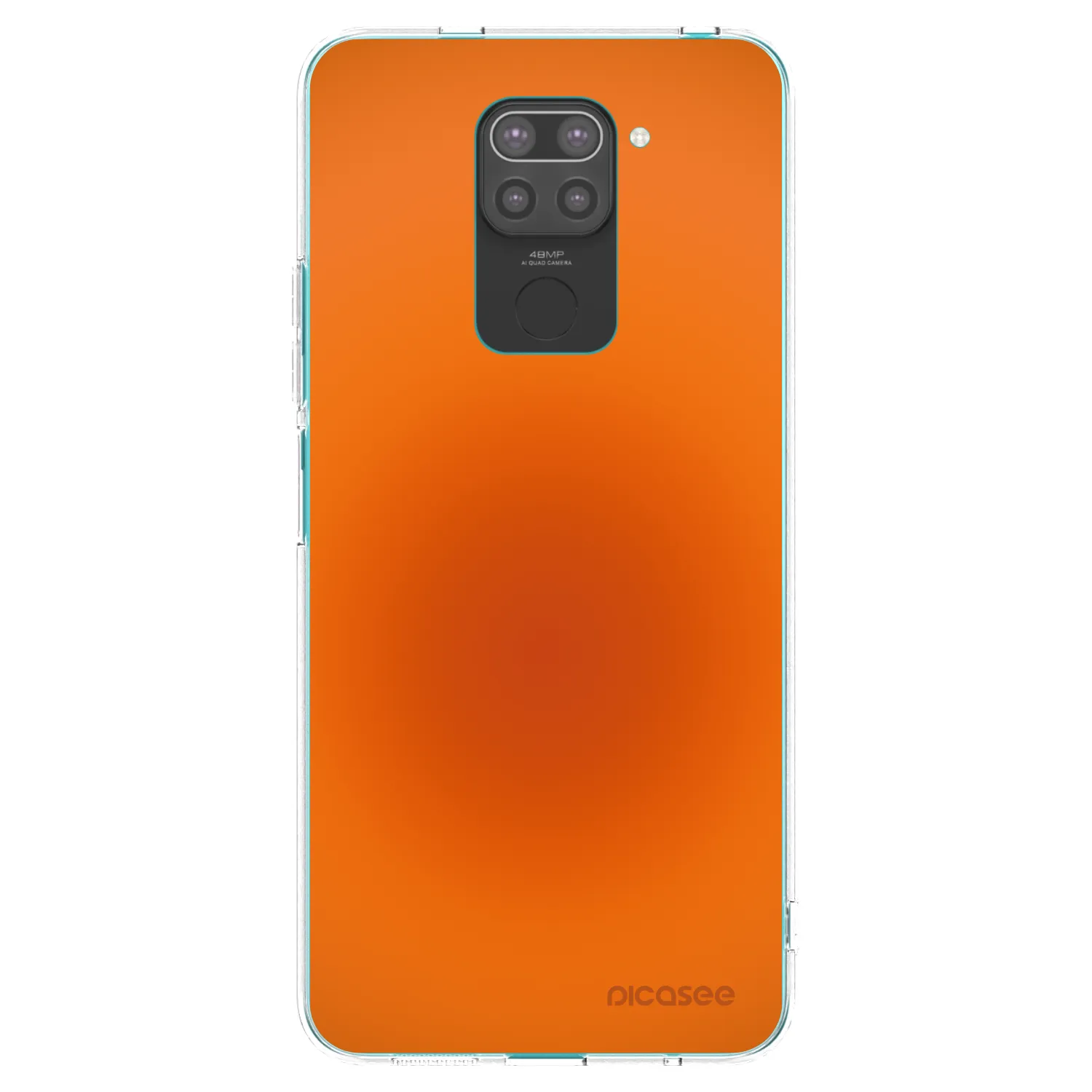 Picasee crna silikonska maskica za Xiaomi Redmi Note 9 - Heat Core