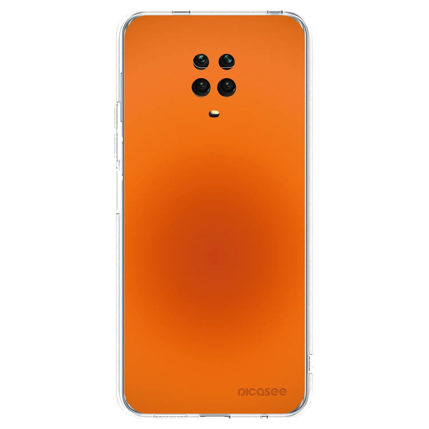 Picasee silikonska prozirna maskica za Xiaomi Redmi Note 9S - Heat Core