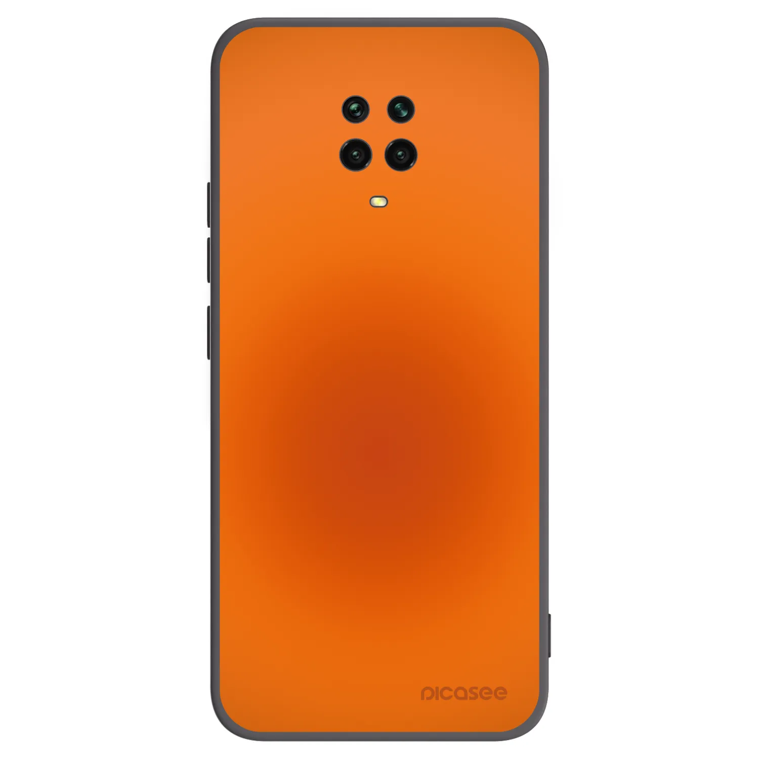 Picasee crna silikonska maskica za Xiaomi Redmi Note 9S - Heat Core