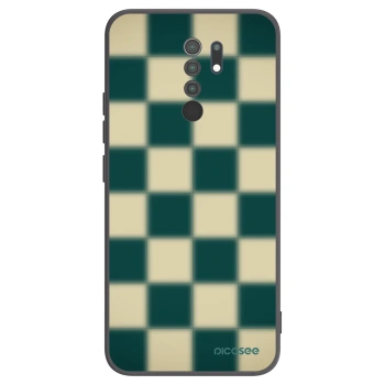 Picasee crna silikonska maskica za Xiaomi Redmi 9 - Shadow Chess
