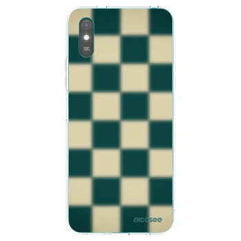 Picasee silikonska prozirna maskica za Xiaomi Redmi 9A - Shadow Chess
