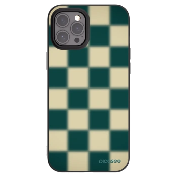 Picasee crna silikonska maskica za Apple iPhone 12 Pro Max - Shadow Chess