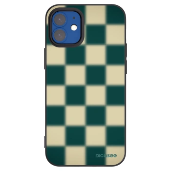 Picasee crna silikonska maskica za Apple iPhone 12 mini - Shadow Chess