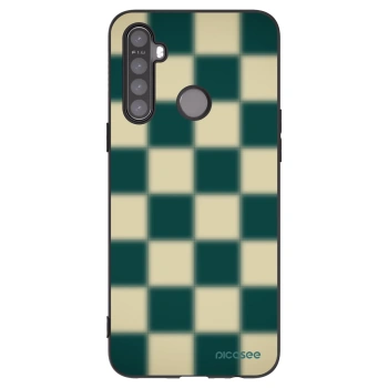 Picasee crna silikonska maskica za Realme 6i - Shadow Chess