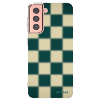 Picasee silikonska prozirna maskica za Samsung Galaxy S21 5G G991B - Shadow Chess