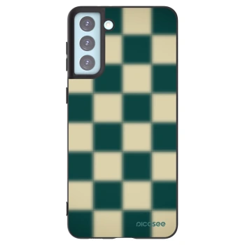 Picasee crna silikonska maskica za Samsung Galaxy S21+ 5G G996F - Shadow Chess