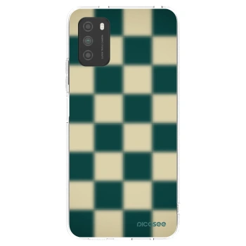 Picasee silikonska prozirna maskica za Xiaomi Poco M3 - Shadow Chess