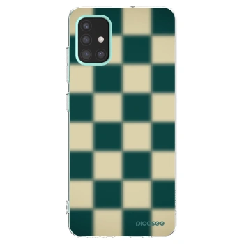 Picasee silikonska prozirna maskica za Samsung Galaxy M31s - Shadow Chess