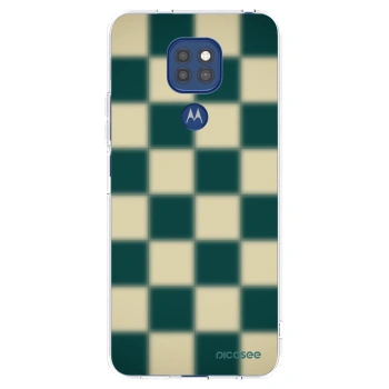 Picasee silikonska prozirna maskica za Motorola Moto G9 Play - Shadow Chess
