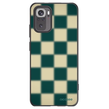 Picasee crna silikonska maskica za Xiaomi Redmi Note 10 - Shadow Chess