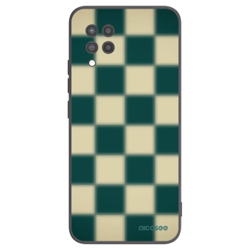 Picasee crna silikonska maskica za Samsung Galaxy A42 A426B - Shadow Chess