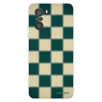 Picasee silikonska prozirna maskica za Xiaomi Poco F3 - Shadow Chess