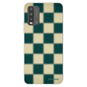 Picasee silikonska prozirna maskica za Xiaomi Redmi 9T - Shadow Chess