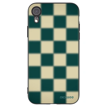 Picasee crna silikonska maskica za Apple iPhone XR - Shadow Chess