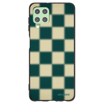 Picasee crna silikonska maskica za Samsung Galaxy A22 A225F 4G - Shadow Chess