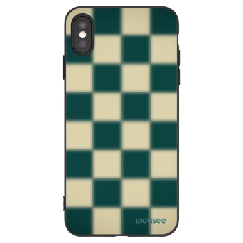 Picasee crna silikonska maskica za Apple iPhone XS Max - Shadow Chess