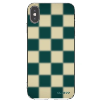 Picasee silikonska prozirna maskica za Apple iPhone XS Max - Shadow Chess