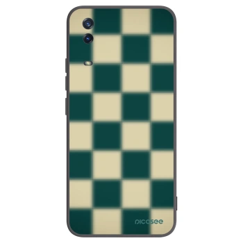 Picasee crna silikonska maskica za Vivo Y11s - Shadow Chess