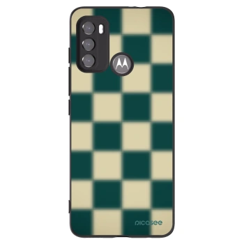 Picasee crna silikonska maskica za Motorola Moto G60 - Shadow Chess