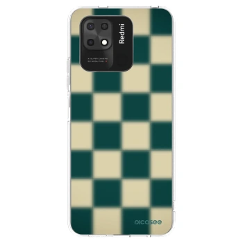 Picasee silikonska prozirna maskica za Xiaomi Redmi 10C - Shadow Chess