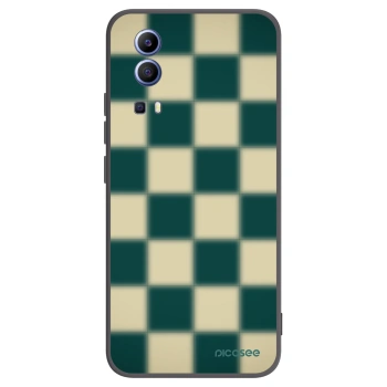 Picasee crna silikonska maskica za Vivo Y52 5G - Shadow Chess