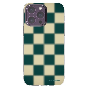 Picasee silikonska prozirna maskica za Apple iPhone 14 Pro Max - Shadow Chess