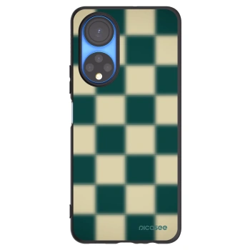 Picasee crna silikonska maskica za Honor X7 - Shadow Chess