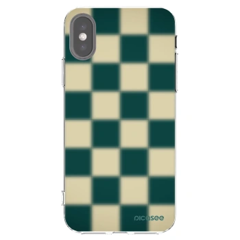 Picasee silikonska prozirna maskica za Apple iPhone X/XS - Shadow Chess